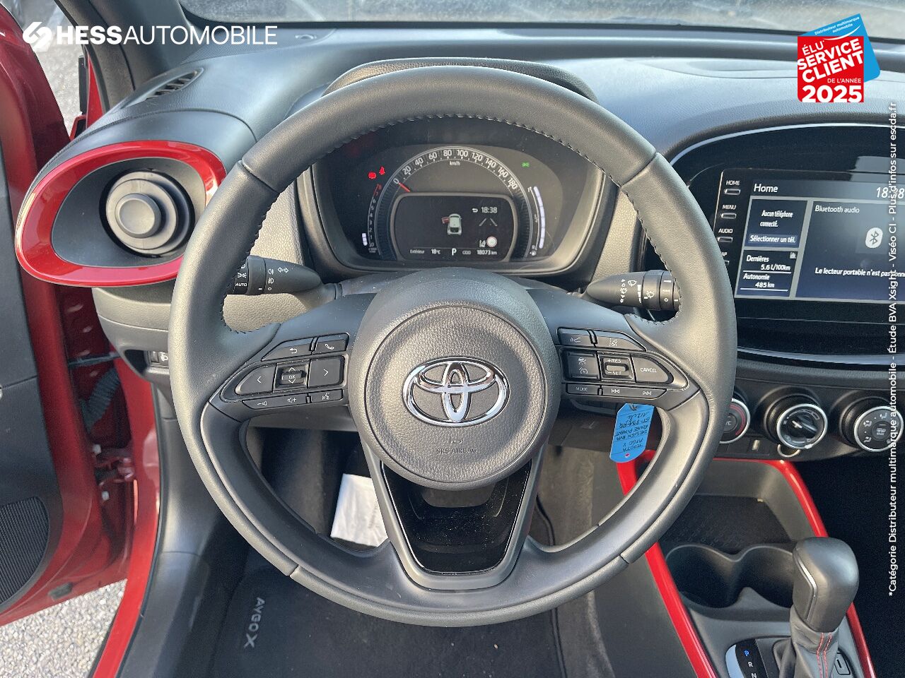 Véhicule d'occasion TOYOTA AYGO X 1.0 VVT-I 72CH DESIGN S-CVT MY23 CAMERA chez Renault Colmar