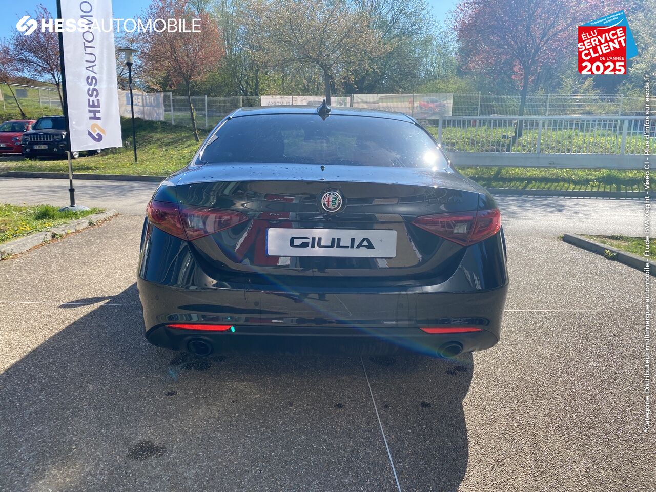 Véhicule d'occasion ALFA ROMEO GIULIA 2.2 JTD 190CH SPRINT AT8 MY21 SIEGE CHAUF CAMERA GPS chez Fiat Besançon