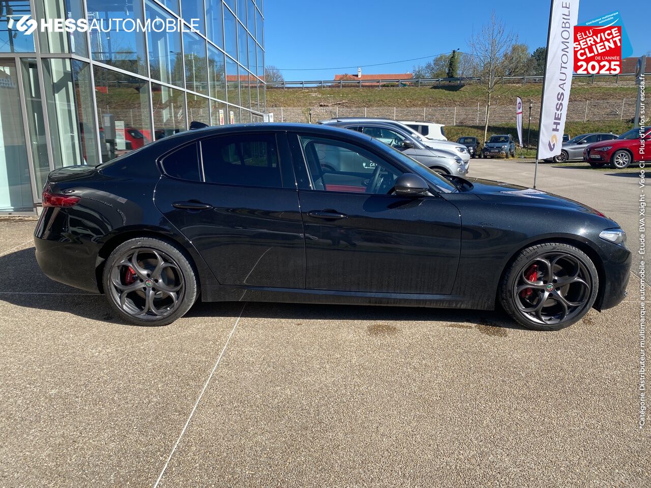 Véhicule d'occasion ALFA ROMEO GIULIA 2.2 JTD 190CH SPRINT AT8 MY21 SIEGE CHAUF CAMERA GPS chez Fiat Besançon