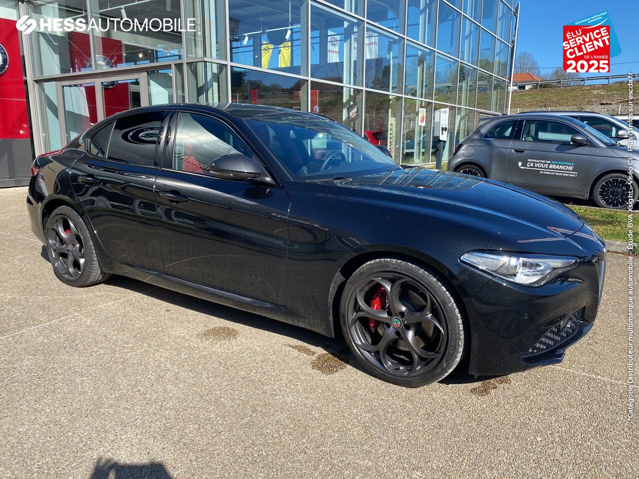 Véhicule d'occasion ALFA ROMEO GIULIA 2.2 JTD 190CH SPRINT AT8 MY21 SIEGE CHAUF CAMERA GPS chez Fiat Besançon