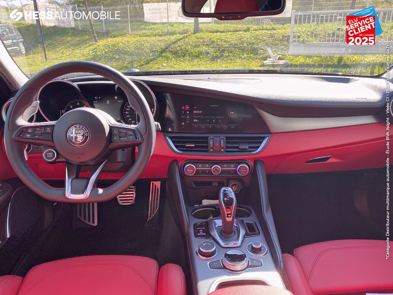 Véhicule d'occasion ALFA ROMEO GIULIA 2.2 JTD 190CH SPRINT AT8 MY21 SIEGE CHAUF CAMERA GPS chez Fiat Besançon
