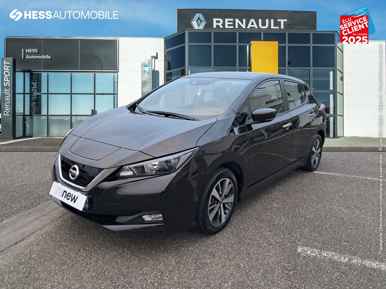 Véhicule d'occasion NISSAN LEAF 150CH 40KWH ACENTA 21.5 CAMERA chez Nissan Besançon