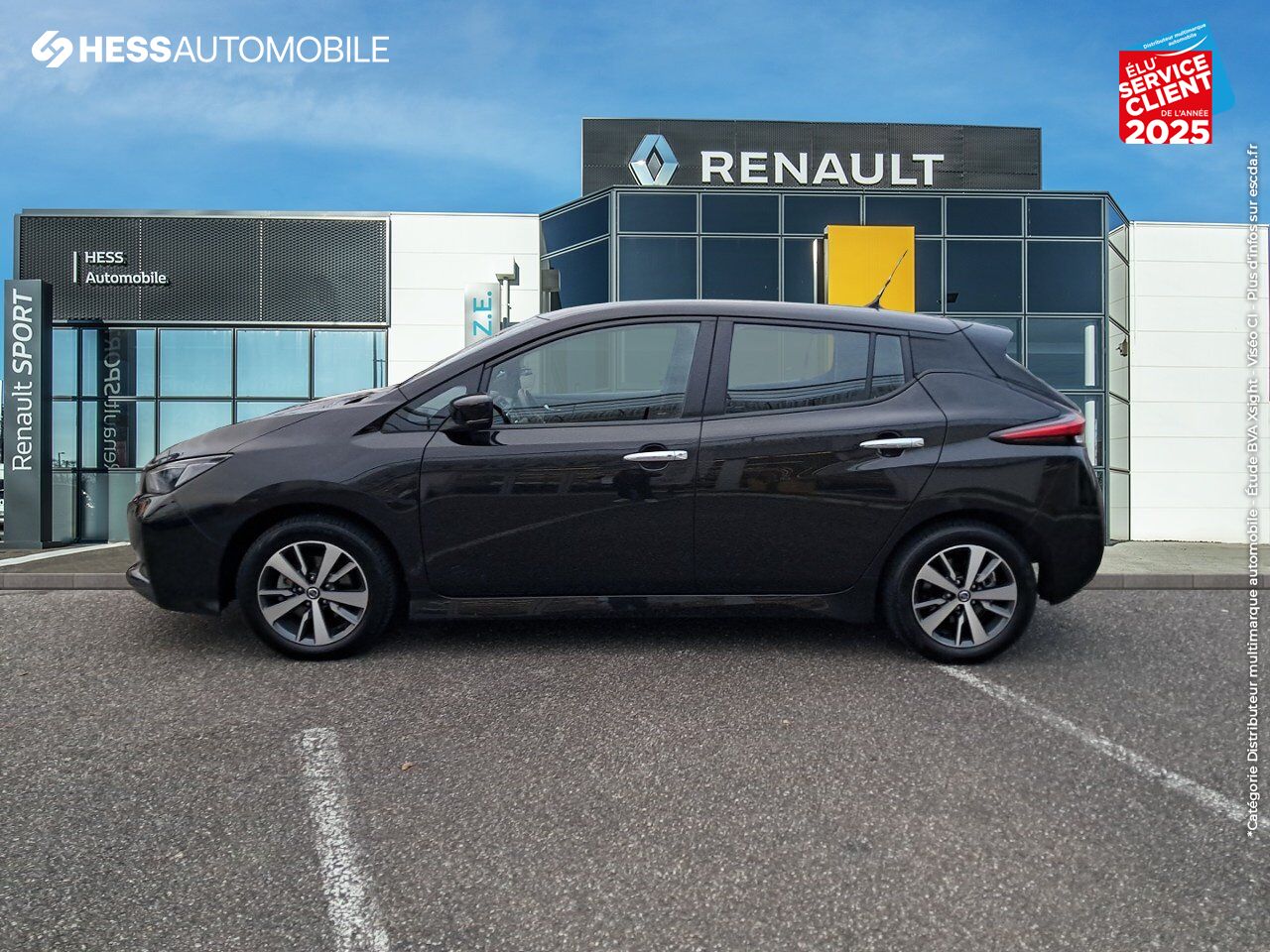 Véhicule d'occasion NISSAN LEAF 150CH 40KWH ACENTA 21.5 CAMERA chez Nissan Besançon