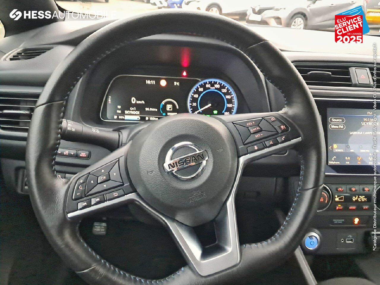 Véhicule d'occasion NISSAN LEAF 150CH 40KWH ACENTA 21.5 CAMERA chez Nissan Besançon