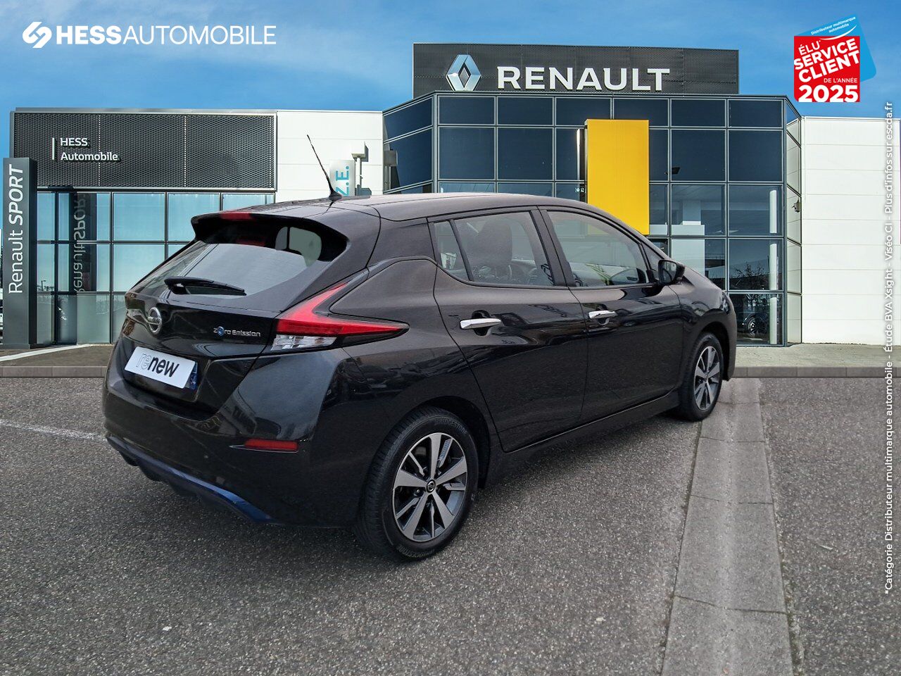 Véhicule d'occasion NISSAN LEAF 150CH 40KWH ACENTA 21.5 CAMERA chez Nissan Besançon