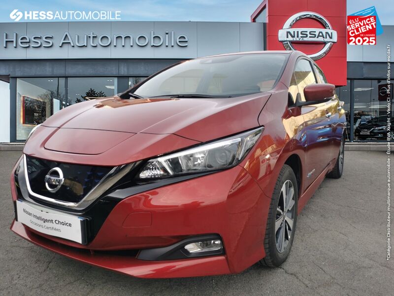 Véhicule d'occasion NISSAN LEAF 150CH 40KWH FIRST GPS CAMERA KEYLESS chez Nissan Thionville