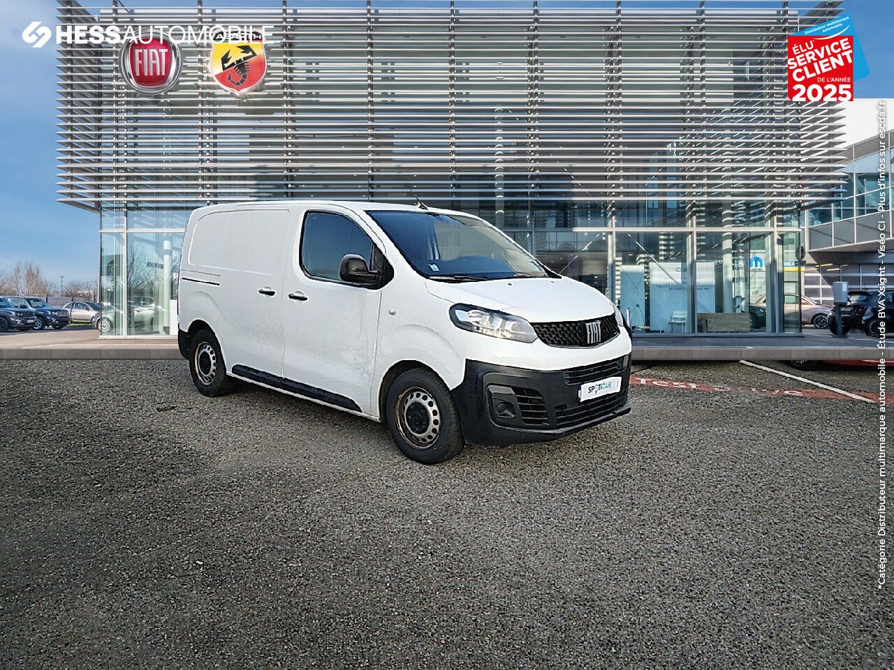 Véhicule d'occasion FIAT SCUDO FG M 1.5 BLUEHDI 120CH SS PRO LOUNGE CONNECT chez Hyundai Chalons