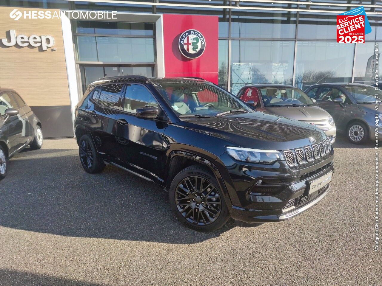 Véhicule neuf JEEP COMPASS 1.3 PHEV T4 240CH S 4XE AT6 EAWD chez Fiat Strasbourg