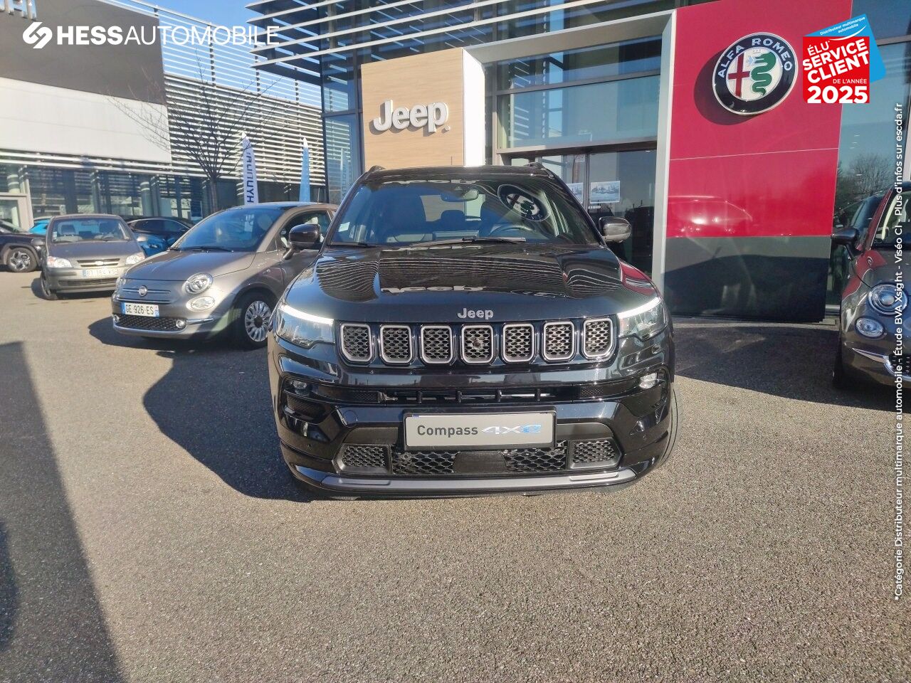 Véhicule neuf JEEP COMPASS 1.3 PHEV T4 240CH S 4XE AT6 EAWD chez Fiat Strasbourg