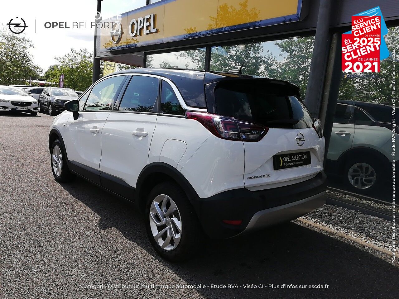 Véhicule d'occasion OPEL CROSSLAND X 1.5 D 102CH ELEGANCE EURO 6D-T RADAR AR CLIM AUTO B-Z chez Opel Belfort