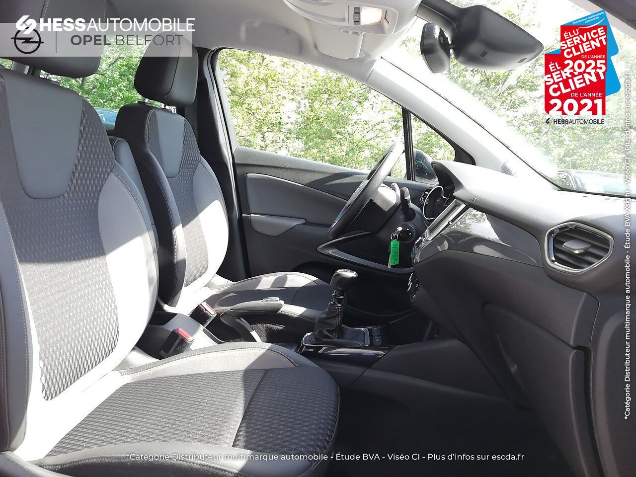Véhicule d'occasion OPEL CROSSLAND X 1.5 D 102CH ELEGANCE EURO 6D-T RADAR AR CLIM AUTO B-Z chez Opel Belfort