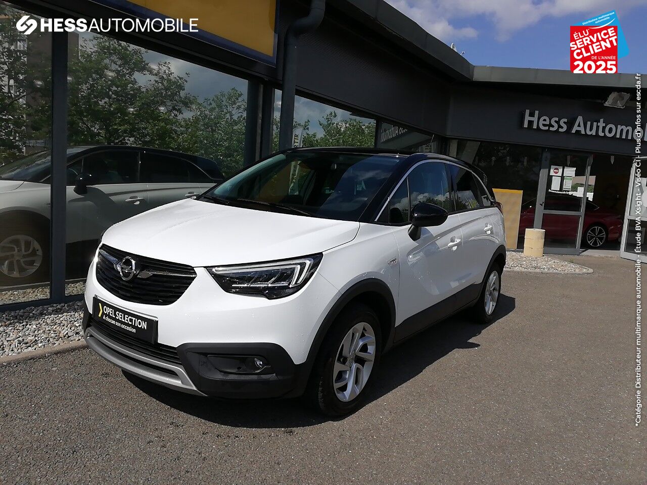 Véhicule d'occasion OPEL CROSSLAND X 1.5 D 102CH ELEGANCE EURO 6D-T RADAR AR CLIM AUTO B-Z chez Opel Belfort