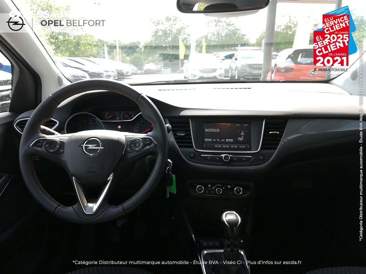 Véhicule d'occasion OPEL CROSSLAND X 1.5 D 102CH ELEGANCE EURO 6D-T RADAR AR CLIM AUTO B-Z chez Opel Belfort