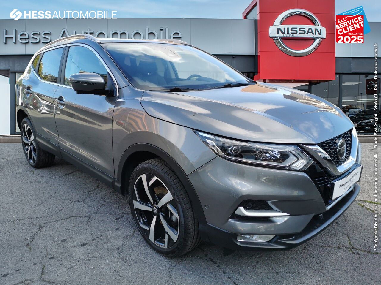 Véhicule d'occasion NISSAN QASHQAI 1.5 DCI 115CH TEKNA 2019 EURO6-EVAP TPANO CAMERA GPS CUIR SIEGES CHAUF chez Nissan Thionville
