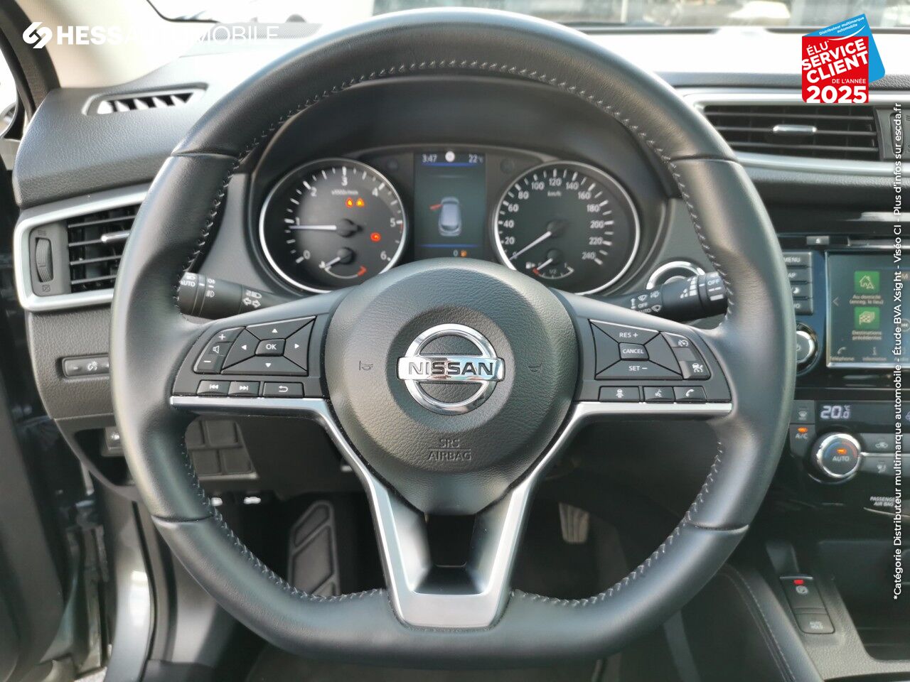 Véhicule d'occasion NISSAN QASHQAI 1.5 DCI 115CH TEKNA 2019 EURO6-EVAP TPANO CAMERA GPS CUIR SIEGES CHAUF chez Nissan Thionville