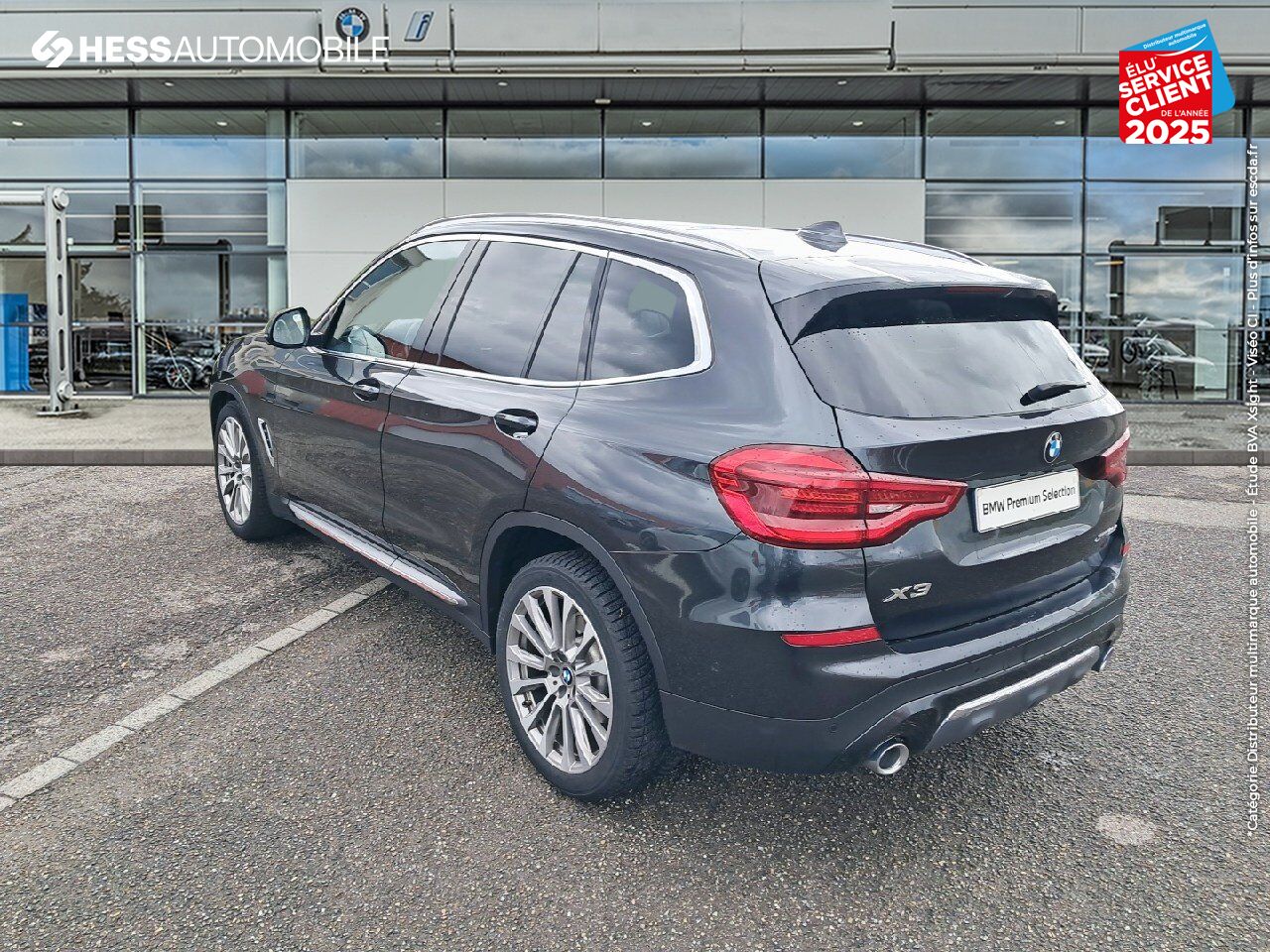 Véhicule d'occasion BMW X3 XDRIVE20DA 190CH XLINE EURO6D-T TPANO SIEGES CHAUF/CUIR VOLANT CHAUF GPS CAMERA HUD chez BMW Belfort