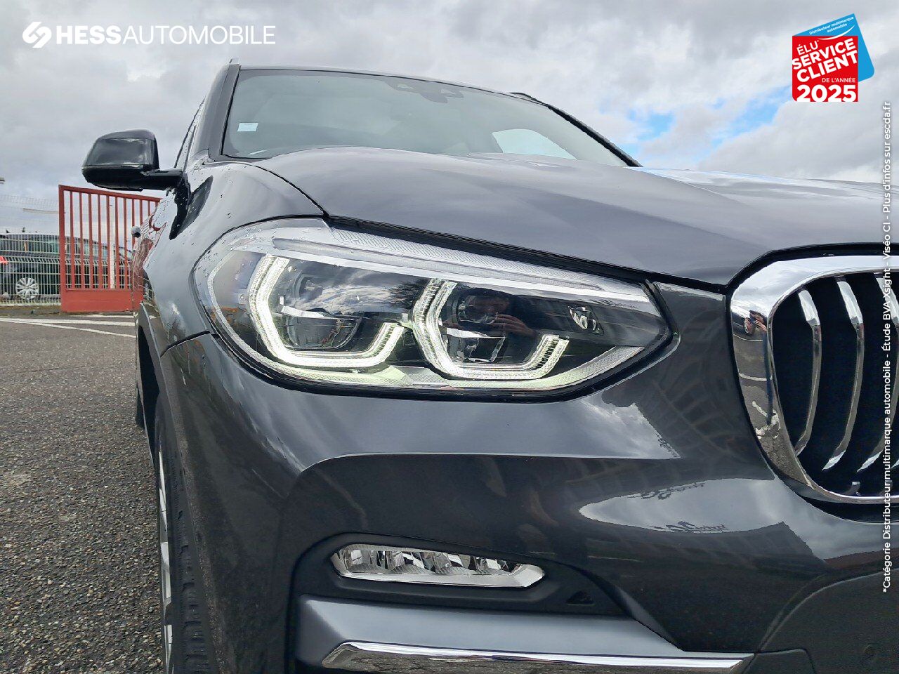 Véhicule d'occasion BMW X3 XDRIVE20DA 190CH XLINE EURO6D-T TPANO SIEGES CHAUF/CUIR VOLANT CHAUF GPS CAMERA HUD chez BMW Belfort