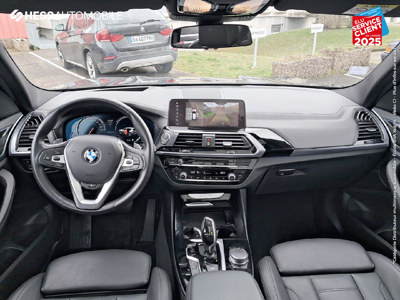 Véhicule d'occasion BMW X3 XDRIVE20DA 190CH XLINE EURO6D-T TPANO SIEGES CHAUF/CUIR VOLANT CHAUF GPS CAMERA HUD chez BMW Belfort