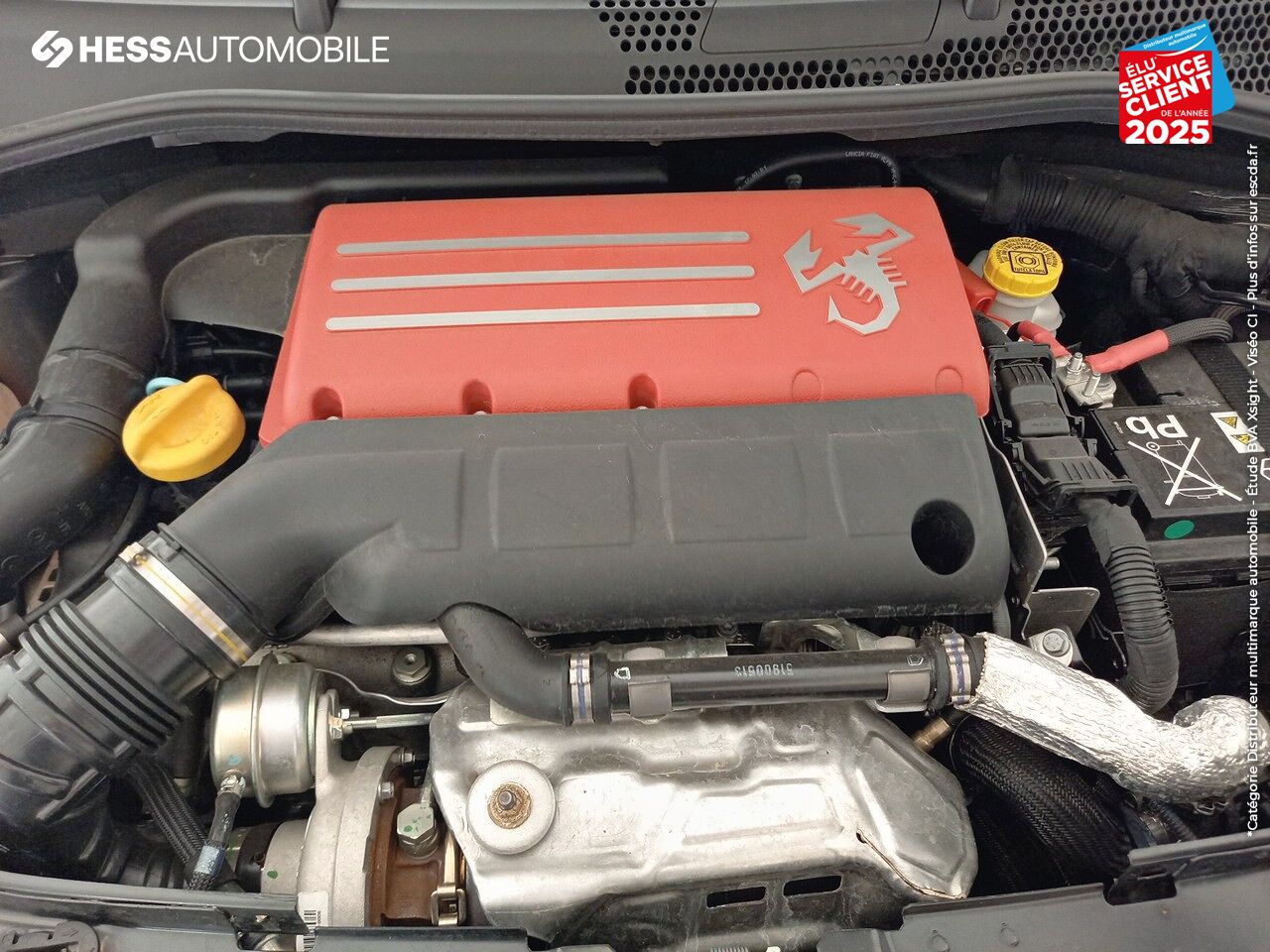 Véhicule d'occasion ABARTH 500C 1.4 TURBO T-JET 165CH 595 TURISMO BVA chez HESS Automobile