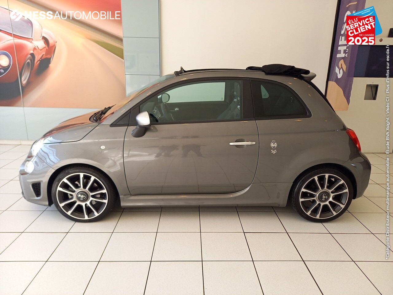 Véhicule d'occasion ABARTH 500C 1.4 TURBO T-JET 165CH 595 TURISMO BVA chez HESS Automobile