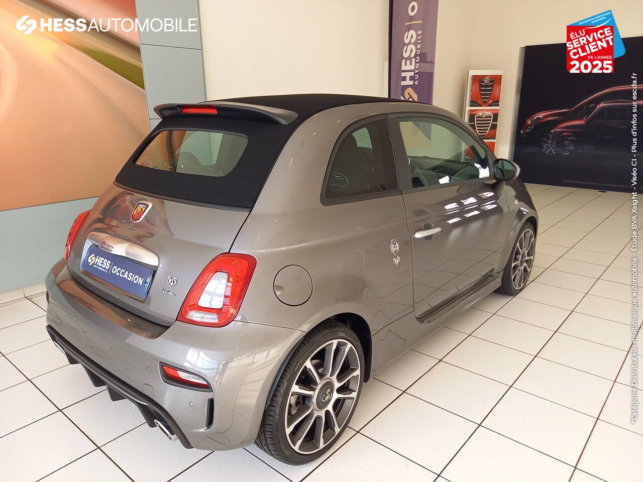 Véhicule d'occasion ABARTH 500C 1.4 TURBO T-JET 165CH 595 TURISMO BVA chez HESS Automobile