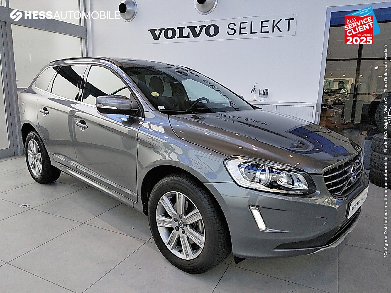 Véhicule d'occasion VOLVO XC60 D4 190CH INITIATE EDITION GEARTRONIC 1ERE MAIN GPS RADAR AR chez Volvo Strasbourg