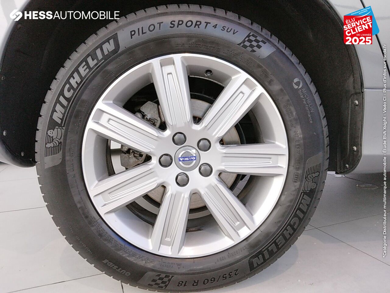 Véhicule d'occasion VOLVO XC60 D4 190CH INITIATE EDITION GEARTRONIC 1ERE MAIN GPS RADAR AR chez Volvo Strasbourg