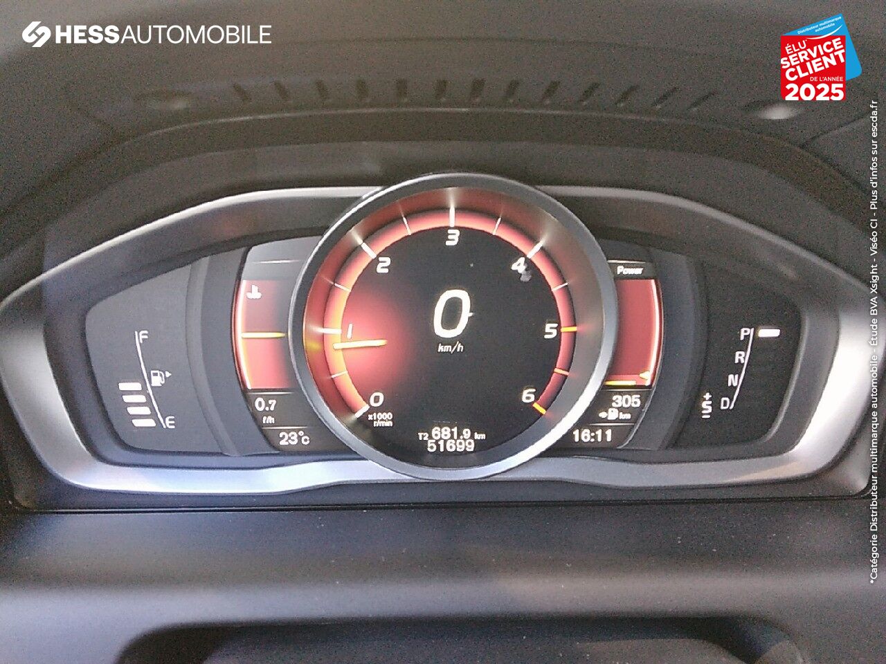 Véhicule d'occasion VOLVO XC60 D4 190CH INITIATE EDITION GEARTRONIC 1ERE MAIN GPS RADAR AR chez Volvo Strasbourg