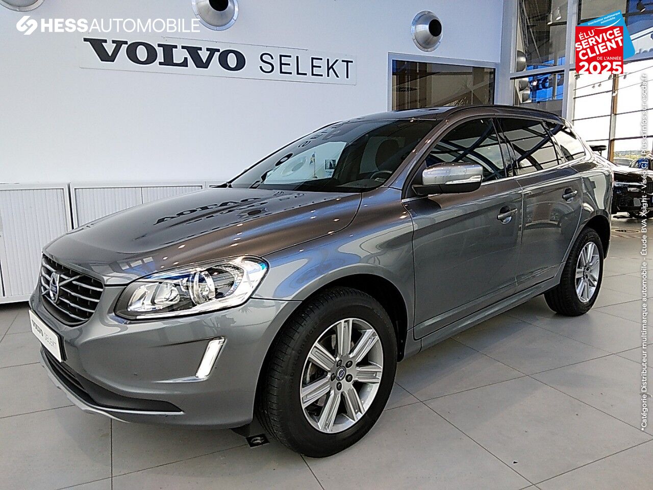 Véhicule d'occasion VOLVO XC60 D4 190CH INITIATE EDITION GEARTRONIC 1ERE MAIN GPS RADAR AR chez Volvo Strasbourg