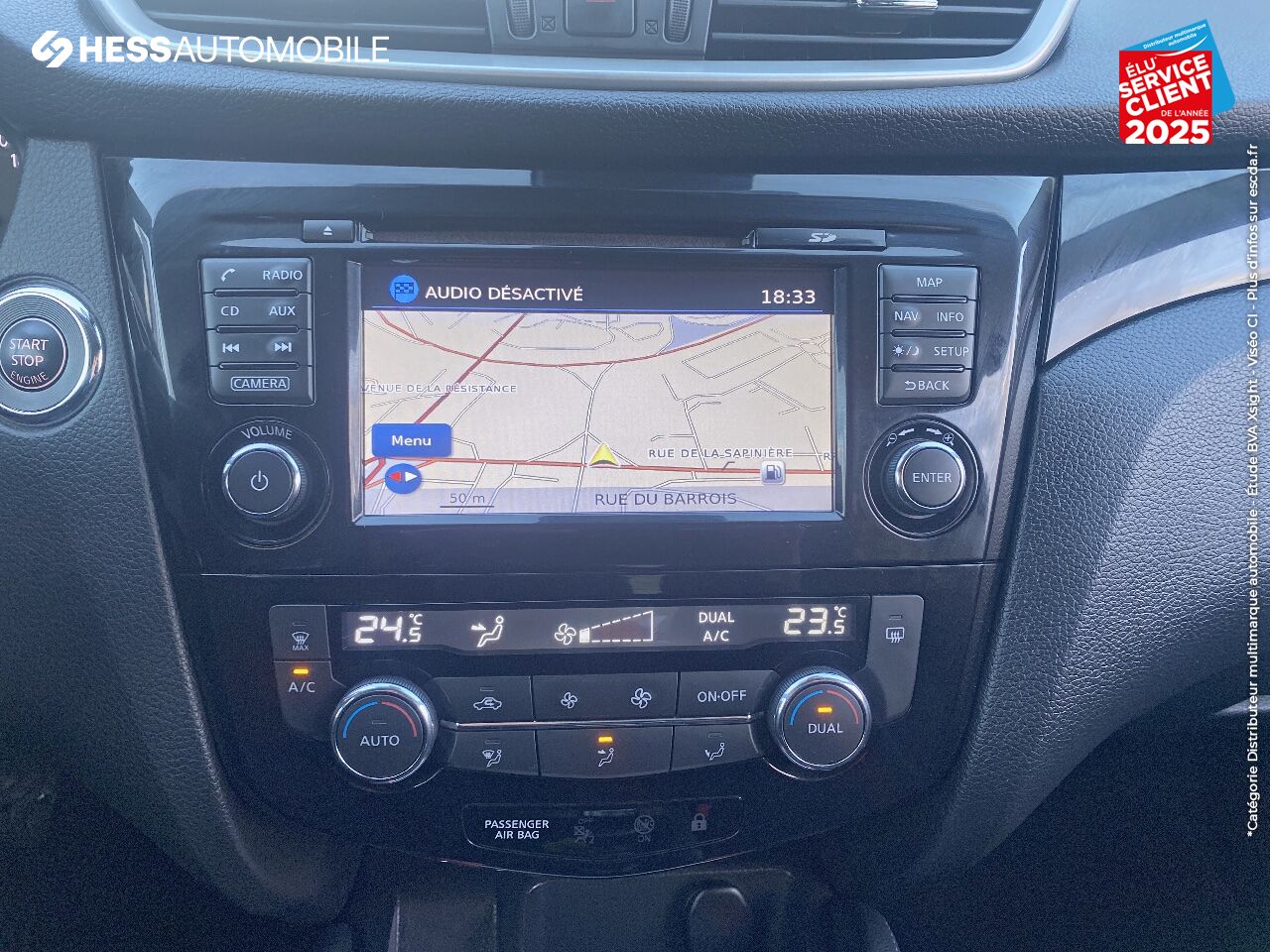 Véhicule d'occasion NISSAN QASHQAI 1.5 DCI 110CH N-CONNECTA CAM360 GPS chez Nissan Nancy