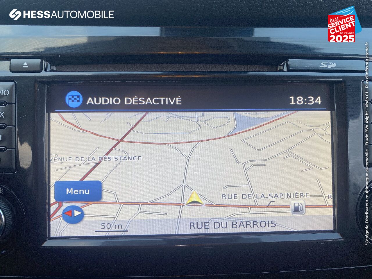 Véhicule d'occasion NISSAN QASHQAI 1.5 DCI 110CH N-CONNECTA CAM360 GPS chez Nissan Nancy
