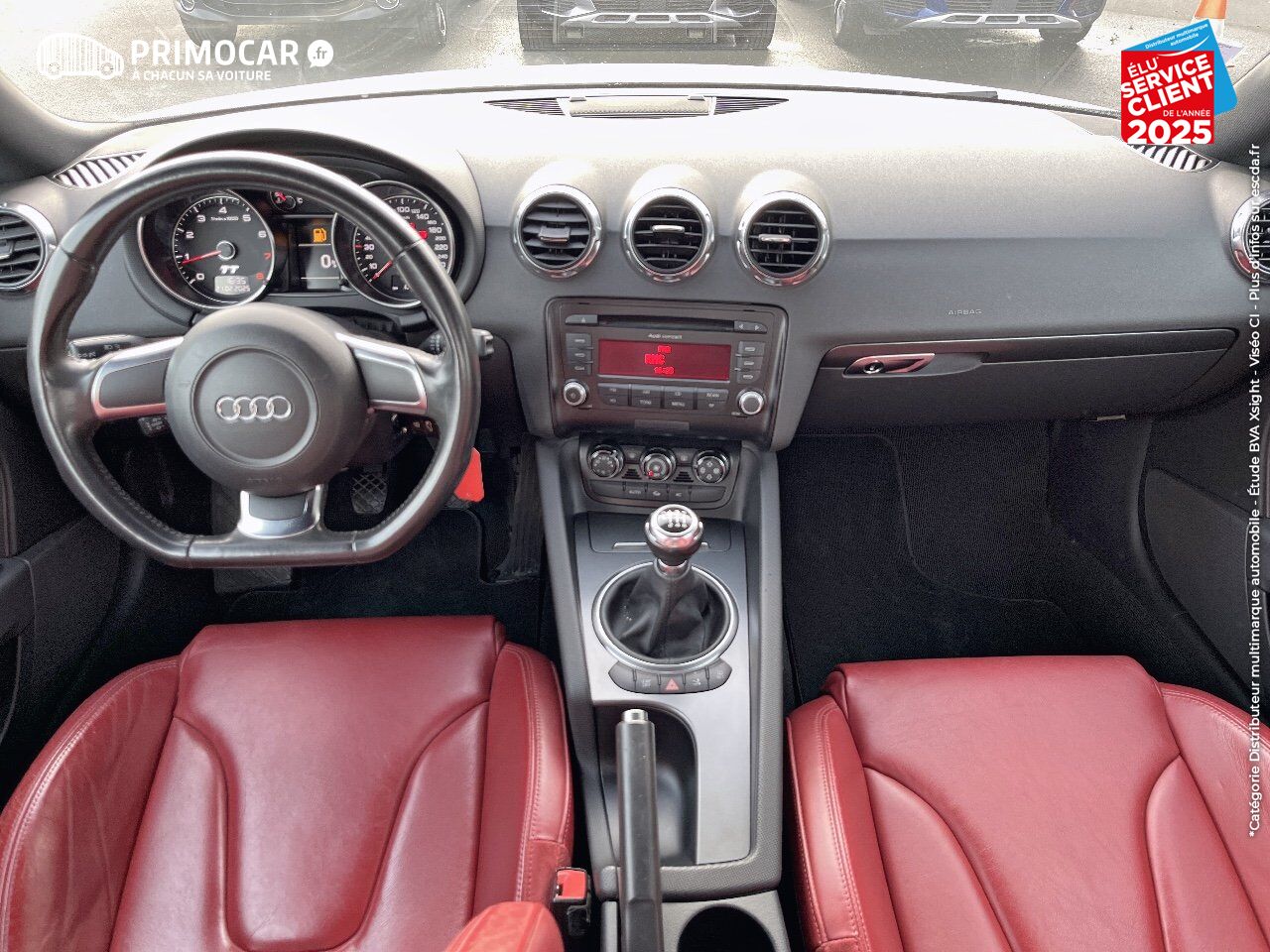 Véhicule d'occasion AUDI TT 1.8 TFSI 160CH SIEGES CUIR chez Primocar