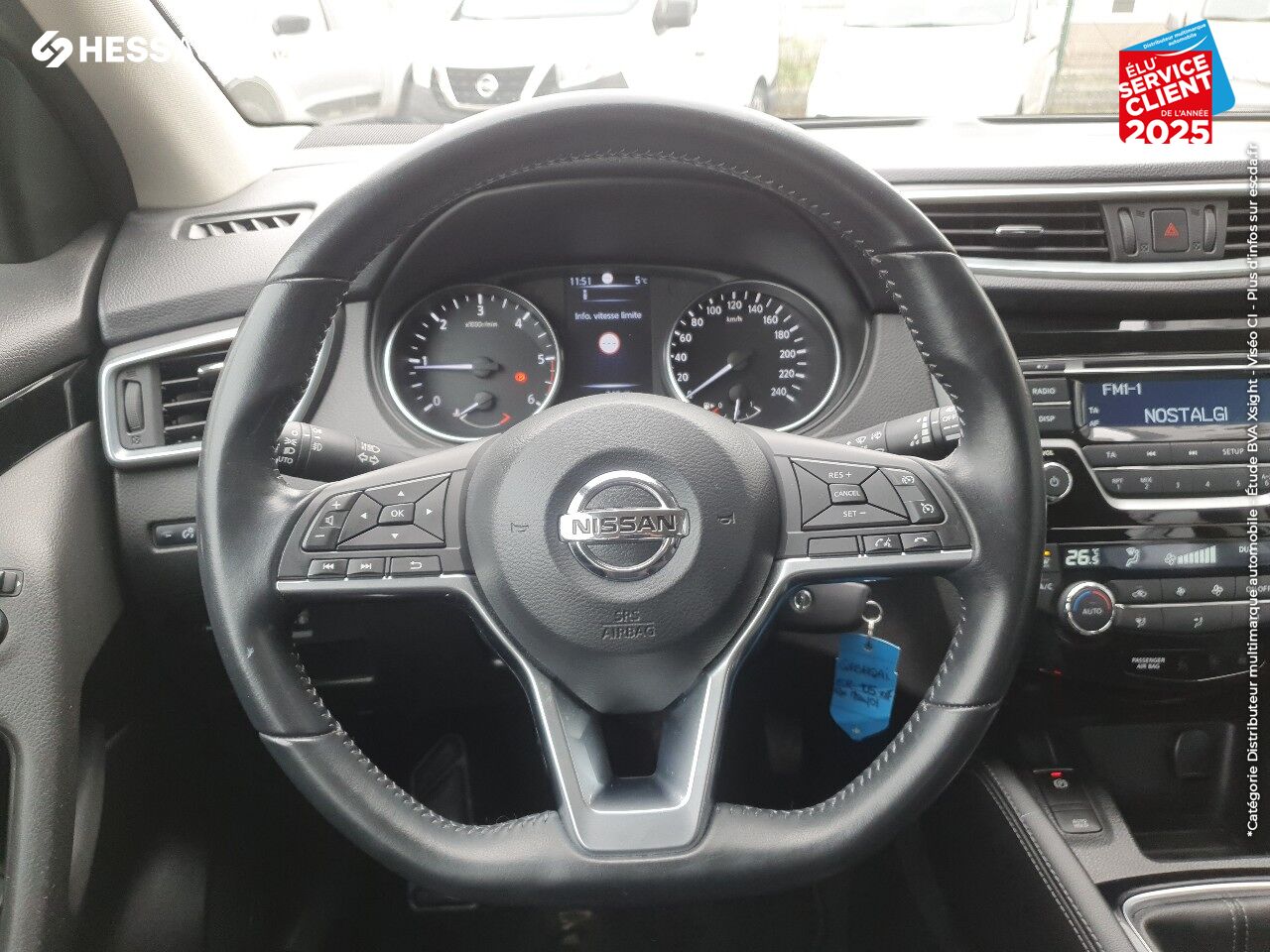 Véhicule d'occasion NISSAN QASHQAI 1.5 DCI 110CH ACENTA 1ERE MAIN RADAR AV/AR chez Nissan Qashqai occasion