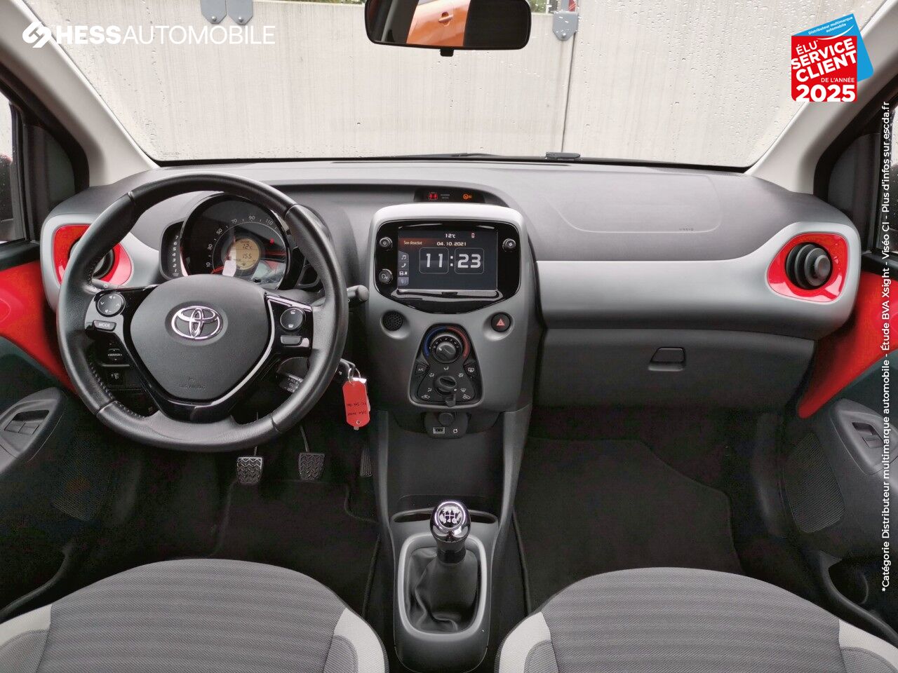 Véhicule d'occasion TOYOTA AYGO 1.0 VVT-I 72CH X-PLAY 5P CAMERA BLUETOOTH chez Toyota Belfort