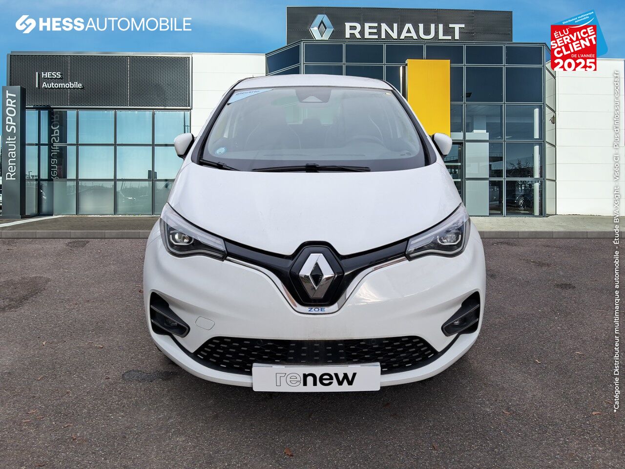 Véhicule d'occasion RENAULT ZOE INTENS CHARGE NORMALE R110 4CV chez Renault Sélestat