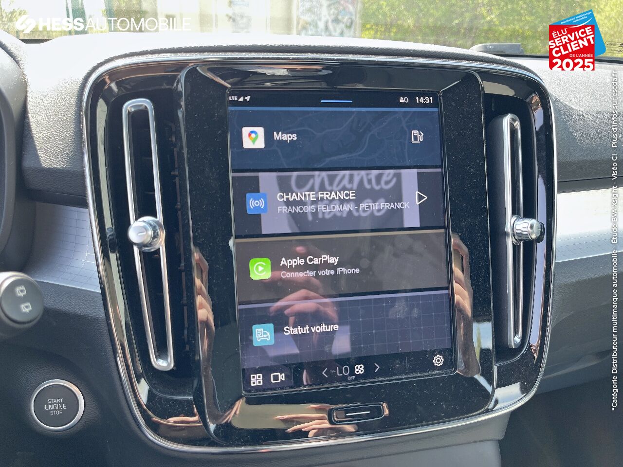 Véhicule d'occasion VOLVO XC40 B3 163CH START DCT 7 CAMERA CARPLAY chez Volvo Epernay