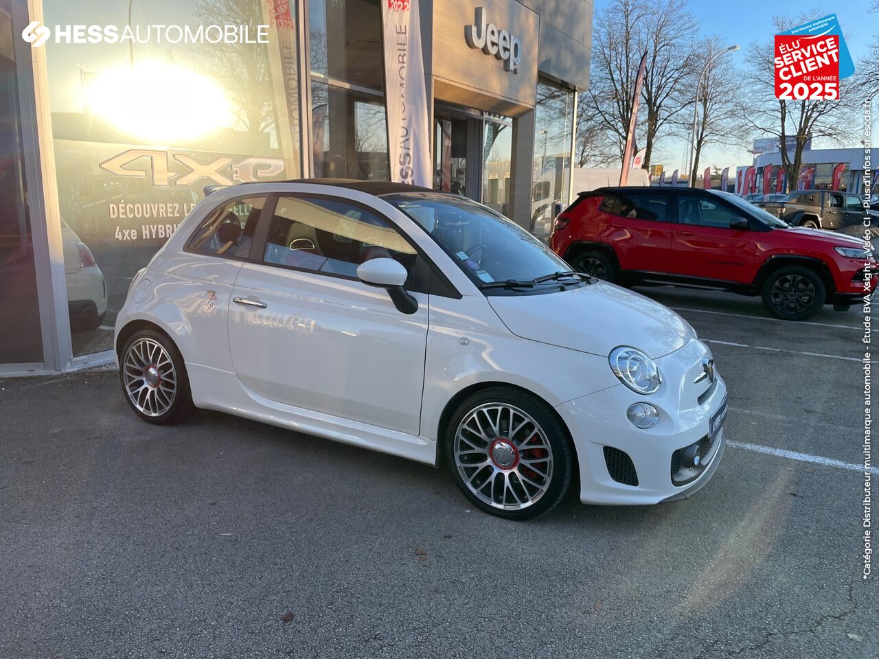 Véhicule d'occasion ABARTH 500C 1.4 TURBO T-JET 160CH 595 TURISMO BVA chez Fiat Mulhouse