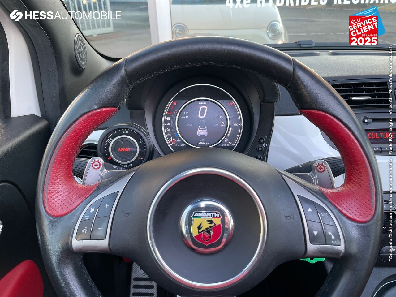 Véhicule d'occasion ABARTH 500C 1.4 TURBO T-JET 160CH 595 TURISMO BVA chez Fiat Mulhouse