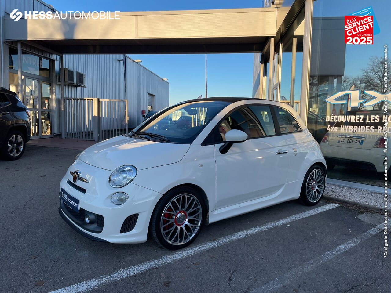 Véhicule d'occasion ABARTH 500C 1.4 TURBO T-JET 160CH 595 TURISMO BVA chez Fiat Mulhouse