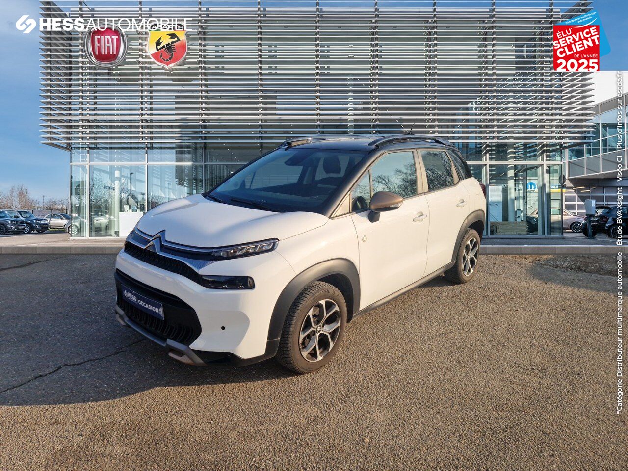 Véhicule d'occasion CITROEN C3 AIRCROSS PURETECH 130CH S/S C-SERIES EAT6 2022 GPS chez Peugeot Reims