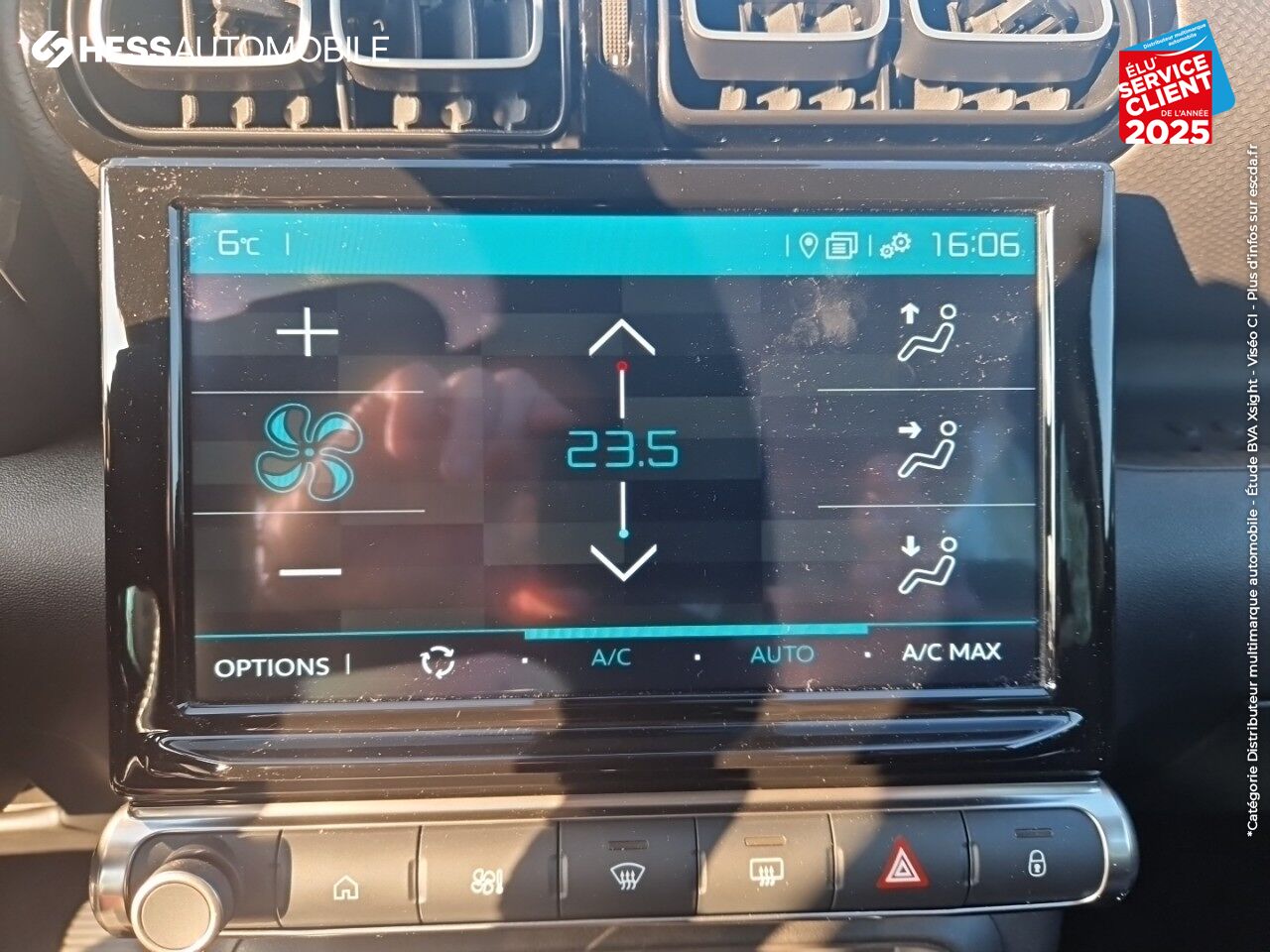 Véhicule d'occasion CITROEN C3 AIRCROSS PURETECH 130CH S/S C-SERIES EAT6 2022 GPS chez Peugeot Reims