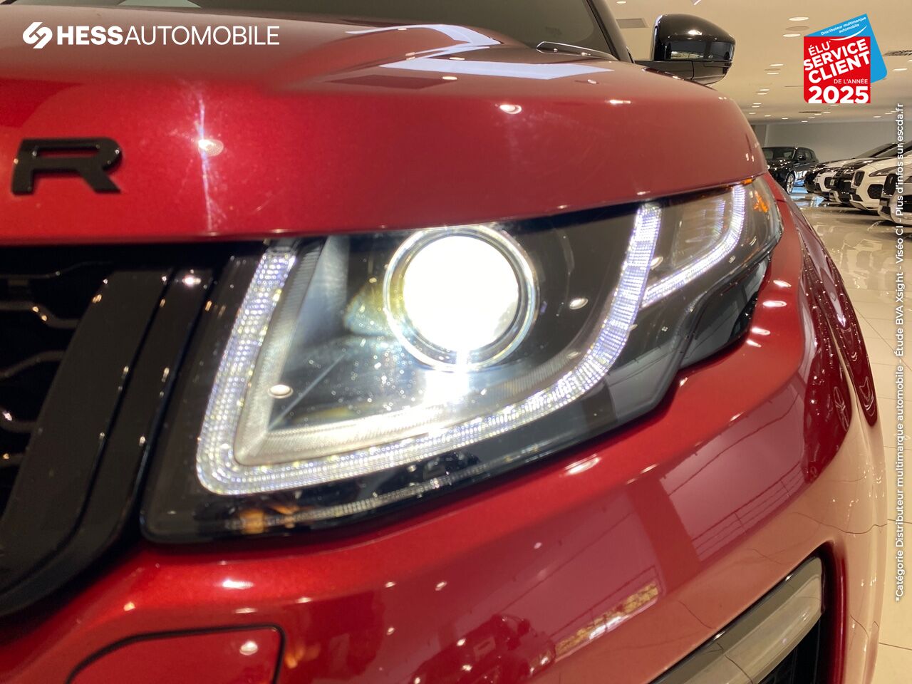 Véhicule d'occasion LAND-ROVER EVOQUE CABRIOLET 2.0 TD4 180 HSE DYNAMIC 4X4 BVA MARK VI GPS CAMERA SIEGES CHAUF KEYLESS chez Land Rover Strasbourg