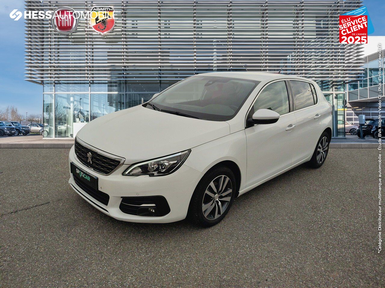 Véhicule d'occasion PEUGEOT 308 1.2 PURETECH 110CH SS ALLURE BASSE CONSOMMATION chez Renault Saint-Louis