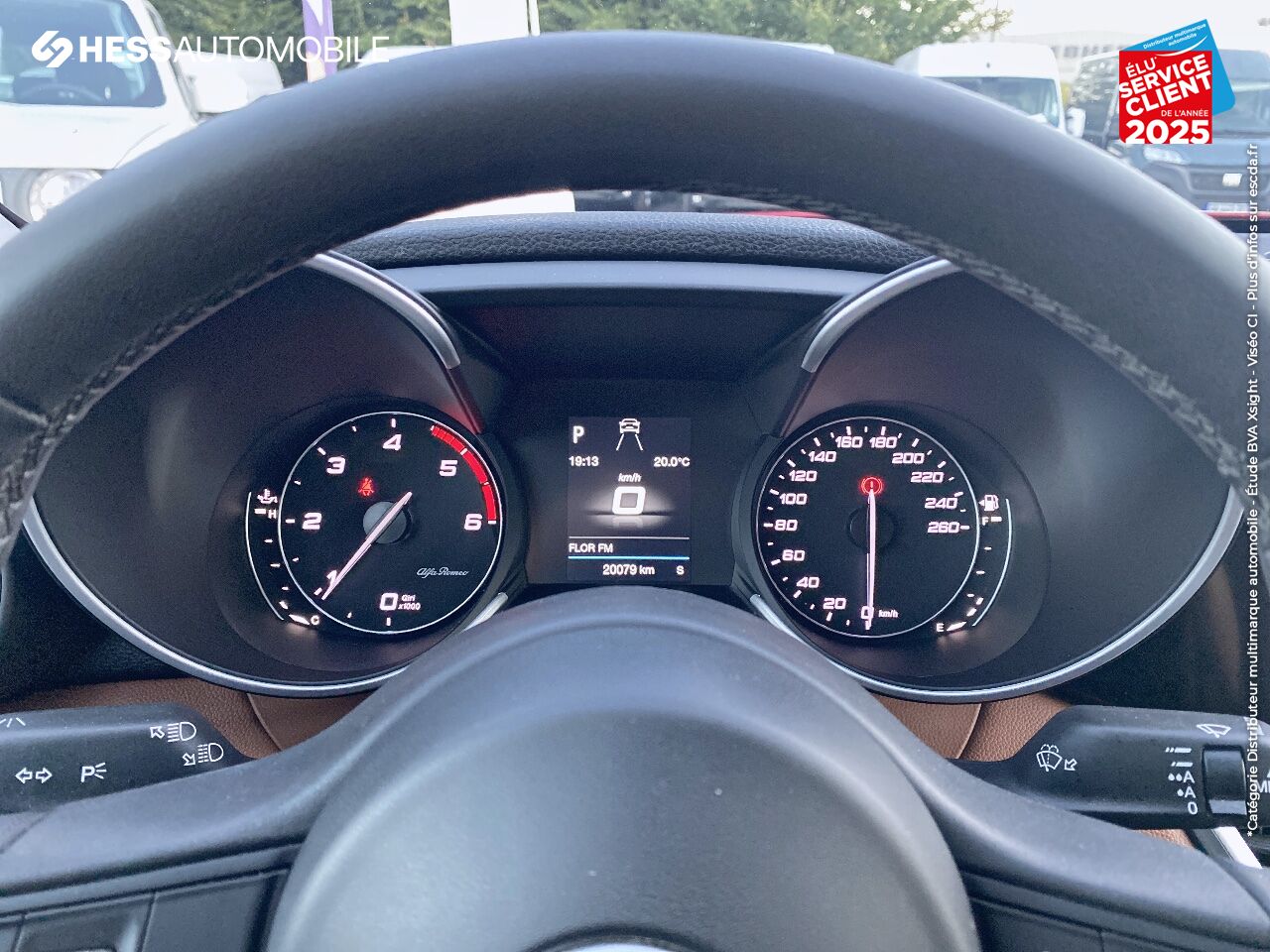Véhicule d'occasion ALFA ROMEO GIULIA 2.2 JTD 190CH SUPER AT8 GPS CAMERA chez Fiat Colmar
