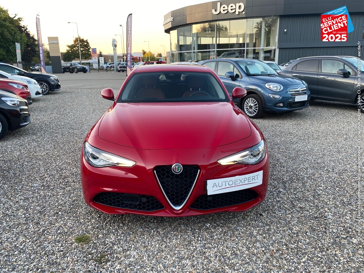 Véhicule d'occasion ALFA ROMEO GIULIA 2.2 JTD 190CH SUPER AT8 GPS CAMERA chez Fiat Colmar
