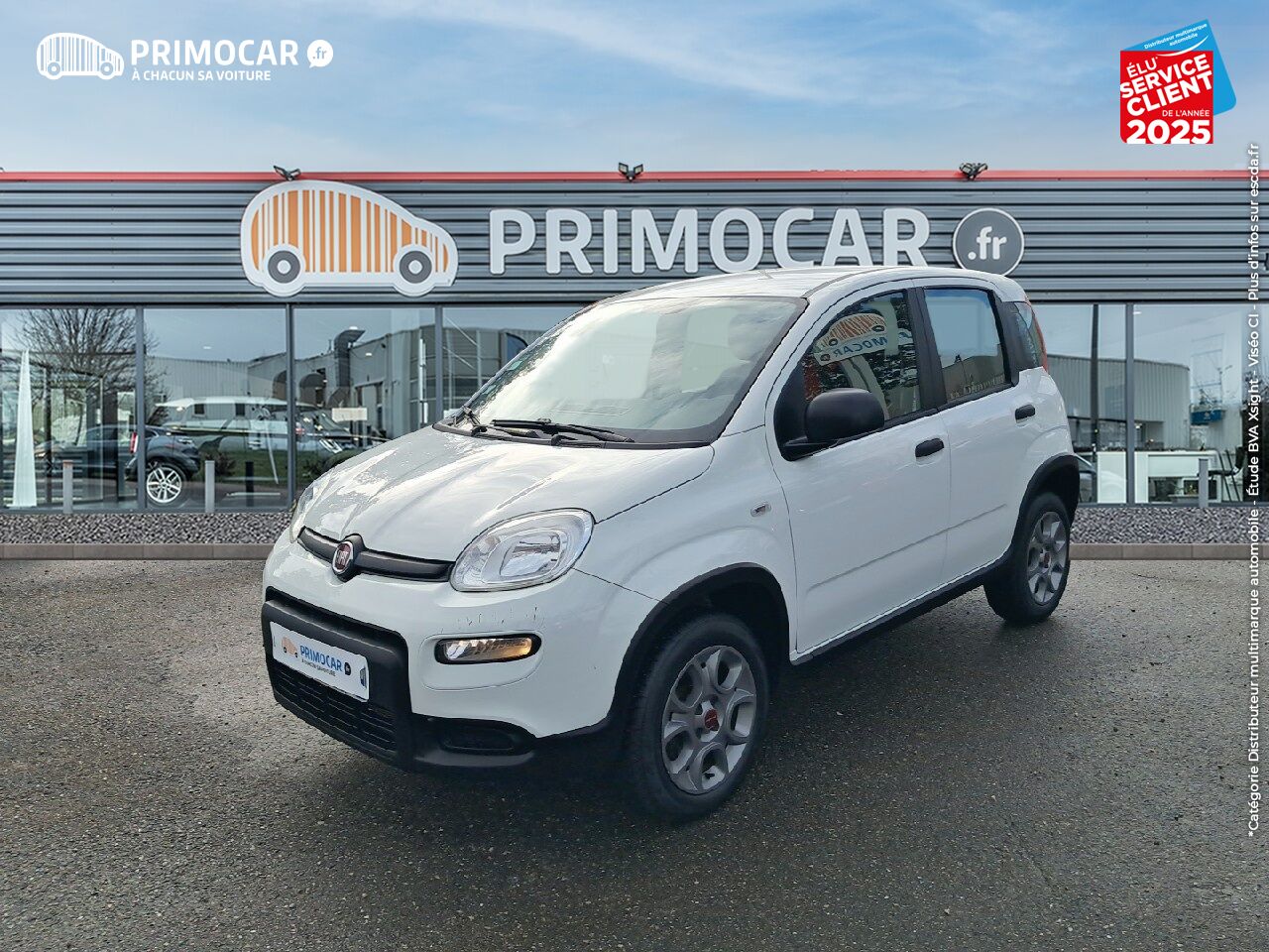 Véhicule d'occasion FIAT PANDA 4X4 0.9 8V TWINAIR 85CH S/S POP 5CV chez Primocar