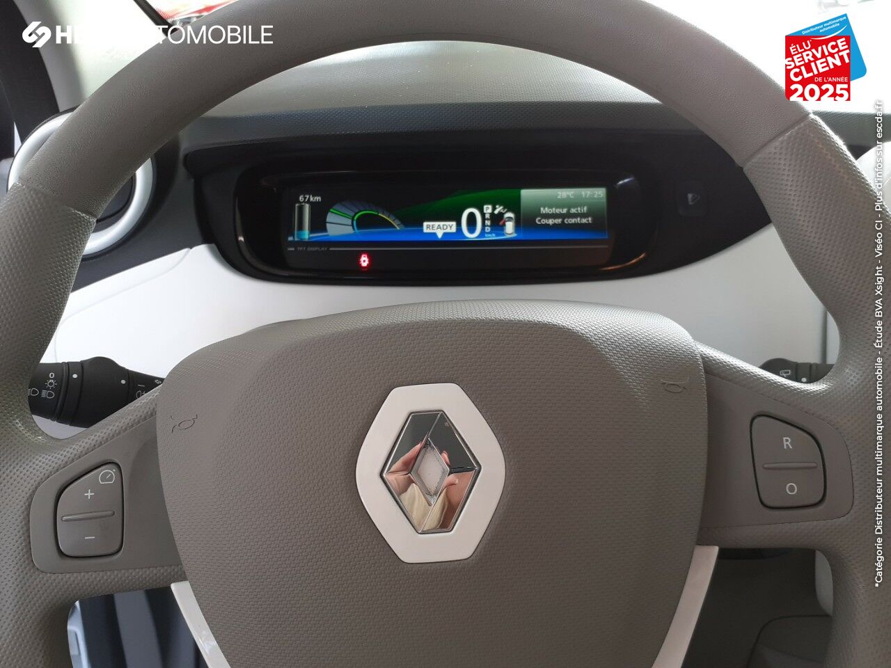 Véhicule d'occasion RENAULT ZOE CITY CHARGE NORMALE R90 chez Renault Mulhouse