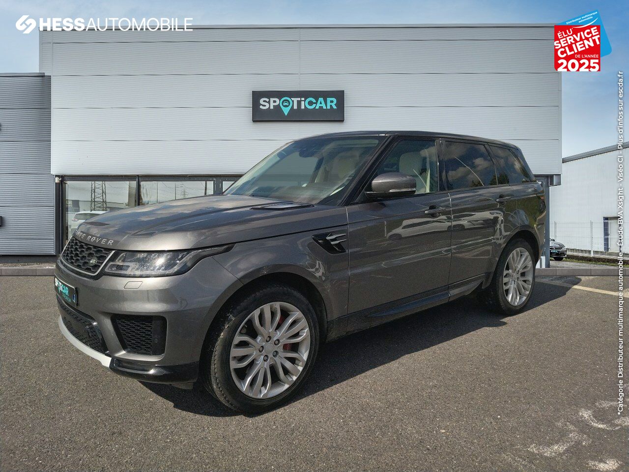 Véhicule d'occasion LAND-ROVER RANGE ROVER SPORT 2.0 P400E 404CH HSE MARK VII chez Land Rover Metz