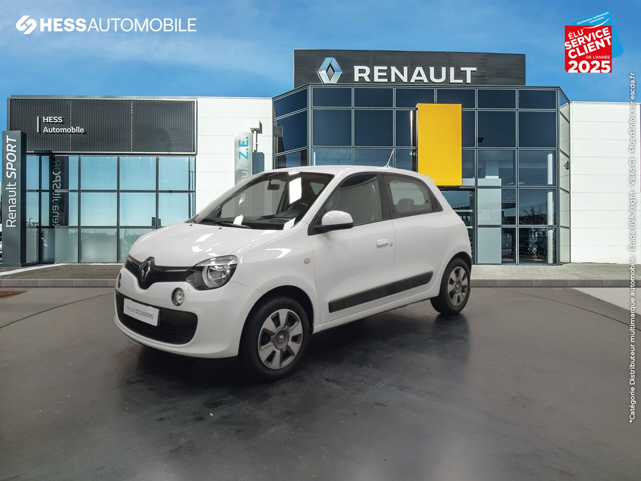 Véhicule d'occasion RENAULT TWINGO 1.0 SCE 70CH ZEN BOITE COURTE EURO6 chez Renault Strasbourg
