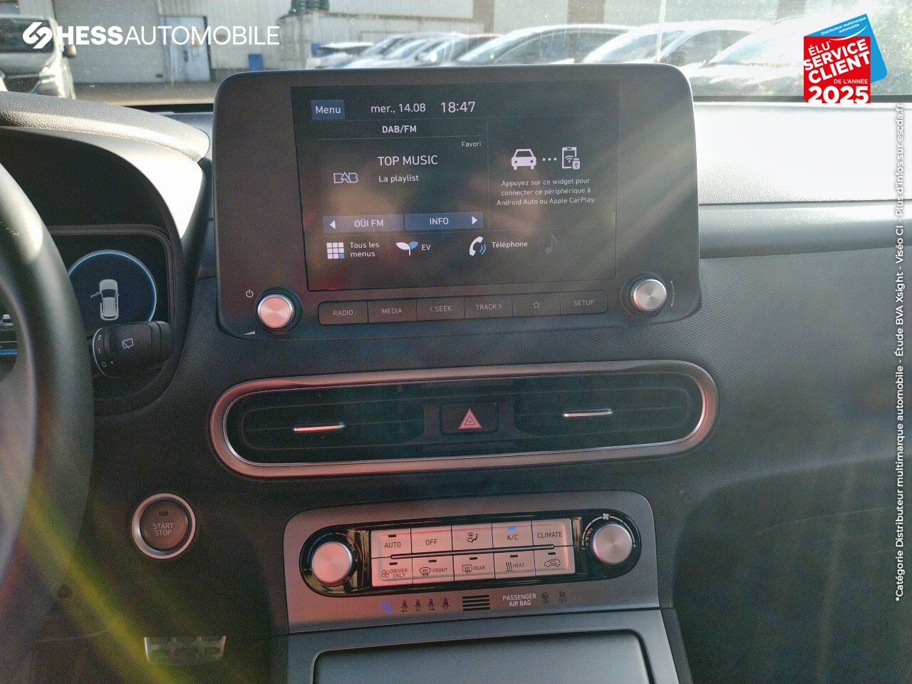 Véhicule d'occasion HYUNDAI KONA ELECTRIC 39KWH - 136CH INTUITIVE chez Hyundai Reims